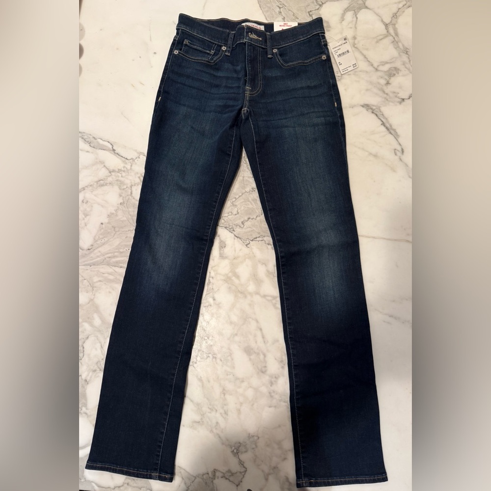 Lucky Brand Dark Blue Straight Leg Jeans